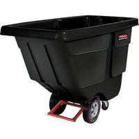 Rubbermaid, Tilt Truck, Polyethylene, 1/2 Cu. Yd., 450 Lbs. Load Capacity-Bin Material: Polyethylene