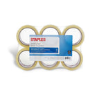 Staples Clear View Super Strength Shipping Tape - 6 Pack-6 pack provides you with ample tape for all your packaging and shipping needs