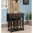 Winsome Wood Suzanne 3-Piece Set Space Saver (23330)-Drop Leaf to expand table size