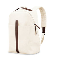 Samsonite 14.1" Virtuosa Backpack - Off White-The exterior fabric is made from a blend of cotton and fabric created using 100% post-consumer recycled PET bottles
