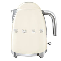 SMEG 50's Style Fixed Temperature Electric Kettle, Cream (KLF03CRUS)-Electric Kettle
