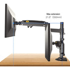 North Bayou H180 Dual Monitor Full Motion Mount Up To 2 X 22"-32" - Black-VESA-Compliant patterns 75x75mm and 100x100mm; While if your VESA hole is inside a recession area, Pls noted that the size of the whole VESA Plate of this product is 118*118mm, Extra Longer Screw & Screw spacer may be needed in order to make it fit well