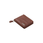 Champs Black Label Leather RFID Zip-Around Wallet, Tan-Secure 3 way zip closure
