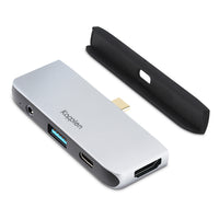 Kopplen - Multi-concentrateur HDMI USB-C 4 en 1 avec USB 3.0 et HDMI-HDMI: prend en charge la résolution maximale de 4K / 30Hz (Pour l'iPad Pro, ce produit ne prend en charge que HDMI 2K / 60Hz)