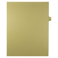 Mark Maker Legal Exhibit Index Tab Buff Single Tabs, 1/25th Cut, Letter Size, No Holes, Number 158, 25 Pack-Buff Single Tabs, 1/25th Cut