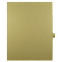 Mark Maker Legal Exhibit Index Tab Buff Single Tabs, 1/25th Cut, Letter Size, No Holes, Number 190, 25 Pack-Buff Single Tabs, 1/25th Cut