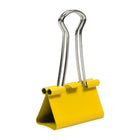 JAM Paper Binder Clips, Medium, 1.25"/32mm, Yellow, 30 Pack-30/pack