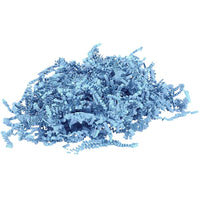 JAM Paper Shred Tissue Paper Krinkeleen, 2 oz., Baby Blue, 5 Pack (1197036g)-Baby blue