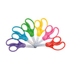 Westcott 5" Antimicrobial Blunt Kids Scissors - Assorted colours - 6 Pack-Molded, symmetrical plastic handle, designed especially for a child's hand
