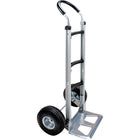 Kleton Knocked Down Hand Truck, Continuous Handle, Aluminum, 52" Height, 500 Lbs. Capacity-Capacity: 500 lbs.