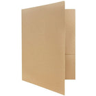 JAM Paper Premium Paper Cardstock Two Pocket Presentation Folders, Brown Kraft Paper Bag, 12 Pack (5166617481dg)-Finish: texture