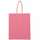 JAM Paper Glossy Gift Bags with Rope Handles - Medium - 8" x 10" - Pink - 3 Pack-Size: Medium (8 x 4 x 10 inches), Perfect for holding gifts such as candles, figurines, books, video games, CDs, clothes, etc.