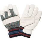Superior Quality Grain Cowhide Full Cotton Fleece-Lined Gloves, SEH145, Grain Cowhide Leather, 12 Pack-Medium