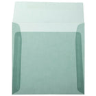 JAM Paper 6.5 x 6.5 Square Envelopes, Ocean Blue Translucent Vellum, 250 Pack (1592117H)-Blank interior for personalized message