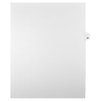 Mark Maker Legal Tabs - Letter Size - White - 1/25th cut - 25 tabs per package - 5 packages Pack - Number 34-White Single Tabs