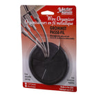 Cord Away 3-1/8" Wire Organizer Grommet - Black-Made in the USA