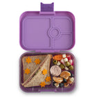 Yumbox Panino 4 Compartment Bento Box - Dreamy Purple-Dimensions: 8.5" L x 6" W x 1.8" H