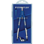 Staedtler-Mars 6" QuickBow Compass-Compass, universal adapter spare parts box in case with hinged lid