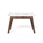 Thomasville Oliver 48"W Writing Desk - White/Brown-Writing Desk