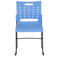 Flash Furniture HERCULES Series Sled Base Stack Chair with Air-Vent Back - Blue - 5 Pack-Set of 5 Multipurpose Stack Chairs