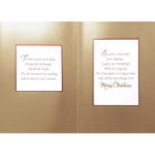 Rosedale Gold - Cartes de souhaits avec enveloppes "Joyeux Noël" - 5-1/2 po x 8 po - Anglais - Paquet de 6-Message extérieur: Joyeux Noël