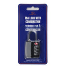 Habitu TSA 3 Digit Combination Lock - Black-Black