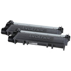 Brother TN660 High Yield Black Toner Cartridges - 2 Pack-Intelligently engineered as part of a complete printing system to work seamlessly with your Brother printer