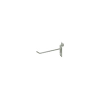 Can-Bramar Slatwall Standard Duty Wire Hook With Notch Attachment, 6" x 1/4", Chrome, 100 Pack-6" x 1/4" slatwall standard duty wire hook with notch attachment