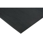 Zenith Safety Runner Mat, 2' x 75', Wiper, Black (SDL875)-Width: 2'