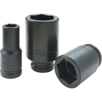 Gray Tools 43mm X 3/4" Drive, 6 Point Deep Length, Impact Socket-Size: 43mm