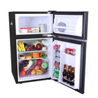 Frigidaire 3.2 Cu. Ft. 2-Door Compact Fridge - Black-Temperature control dial has 7 settings - 1 is the warmest, 7 is the coldest