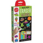 Klutz Make Mini Eraser Aliens-Comes with: 32-page book, eraser clay in 4 neon colors, custom clay shaping tool, 30 mini-brad eyes, and papercraft display