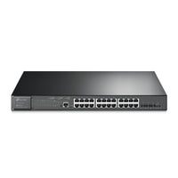 TP-Link JetStream TL-SG3428XMP Ethernet Switch - Black-24-Port L2+ Gigabit Managed