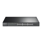 Commutateur Ethernet JetStream TL-SG3428XMP de TP-Link - Noir-24 ports L2 + Gigabit gérés