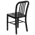 Chaise pour l’intérieur et l’extérieur, métal, noir (CH-61200-18-BK-GG)-4