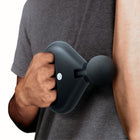 Lomi Mini Cordless Percussion Gun Massager - 3 Interchangeable Heads - Black-Battery life: up to 150 minutes