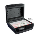 SentrySafe Large Digital Fire/Water Chest - 0.36 Cu.Ft.-Construction: Blow-moulded plastic with captured fire insulation
