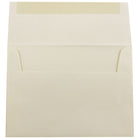 JAM Paper A6 Invitation Envelopes, 4.75 x 6.5, Strathmore Ivory Wove, 100 Pack (900913185g)-Size: A6 (4 3/4" x 6-1/2")