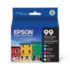 Epson 99 (T099920) Colour Ink Cartridges, Combo Pack-Get standard-yield capacity per ink cartridge while enjoying cost savings