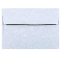 JAM Paper Enveloppes en papier parchemin recyclé avec fermeture gommée, 3 5/8 x 5 1/8 po, bleu, 1000/paquet-Bleu