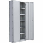Metalware – Étagère enclenchable RK989, 7 tablettes, 36 x 24 x 88 (po), gris pâle-Système de tablettes ajustables offrant un espace de rangement solide, mais économique qui convient à vos besoins