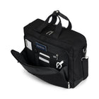 Bugatti Lucas Executive Briefcase - Polyester-The padded laptop compartment comfortably fits most 17.3" laptops.