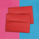 JAM Paper Enveloppes Brite Hue A6 en papier recyclé, rouge, 250/paquet-Format des enveloppes : 4,75 x 6,5 po