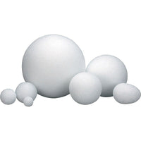 Hygloss Styrofoam Balls And Eggs, 4"-Age group and grade: Ages 3+ and grades pre kindergarten+