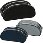 Staples Nylon Dual Zipper Oblong Pencil Case - Assorted Colours-7