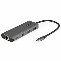 StarTech USB-C Multiport Adapter-5-in-1 Functionality: USB-C multiport adapter (USB 3.1/3.2 Gen 2 10Gbps) supports 4K 30Hz HDMI video, with 2x USB-A (1x BC 1.2 fast charge), 1x USB-C (Data or 100W Power Delivery) & Gigabit Ethernet