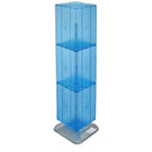 Azar Displays 14" x 14" x 60" Interlocking Pegboard Display, Blue (701464-BLU)-Works great with Azar's line of hooks and accessories