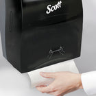 Scott Essential Manual Hard Roll Towel Dispenser - for Purple Core Scott Roll Towels - 12.63" x 16.13" x 10.2" - Black - 1 Pack-Compatible with Scott Purple Core hard roll towels.