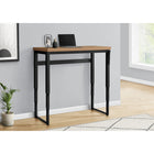 Monarch Specialties 7677 48" Computer Desk - Reclaimed Wood/Adj.Height/ Black-6