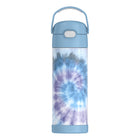 Thermos FUNtainer Bottle with Spout - 470mL - Tie Dye-Thermos vacuum insulation technology for max temperature retention